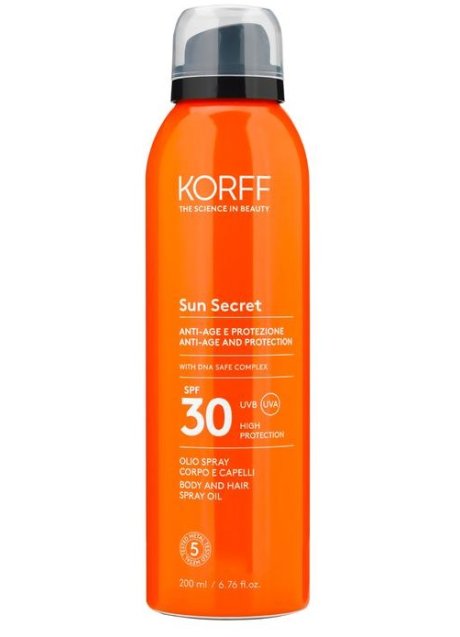KORFF SUN SECRET OLIO SPRAY CORPO/CAPELLI SPF30