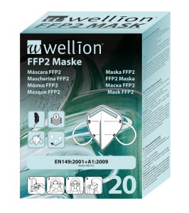 WELLION FFP2 MASK 20 PEZZI