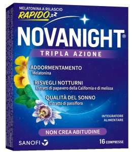 NOVANIGHT 16 COMPRESSE RILASCIO RAPIDO