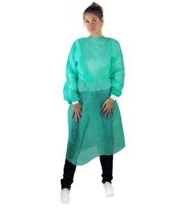 CAMICE MONOUSO VISITATORE VERDE