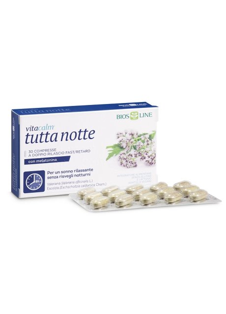 VITACALM TUTTA NOTTE MEL 30CPR