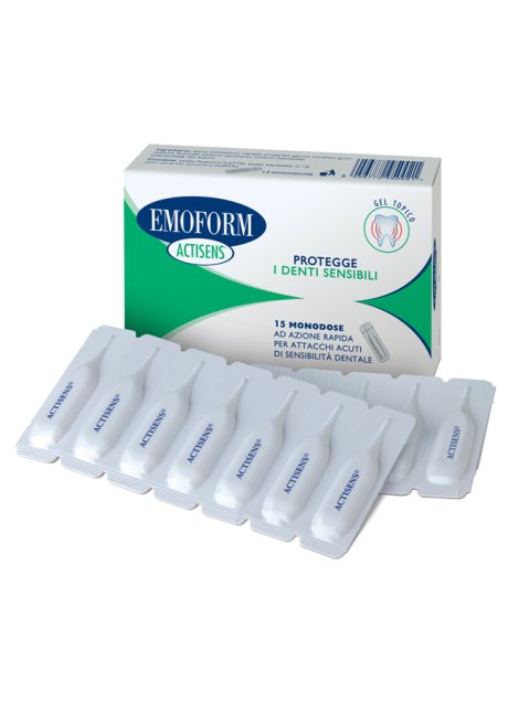ACTISENS GEL EMOFORM 15 FLACONCINI 2 ML