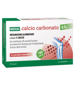 CALCIO CARBONATO 0,5G 100 CAPSULE
