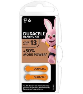 DURACELL EASY TAB 13 ARANCIO BATTERIA PER APPARECCHIO ACUSTICO