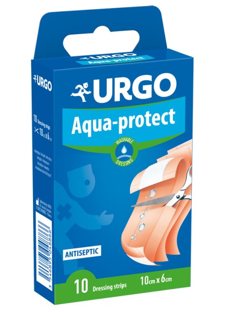 BENDA LAVABILE DA TAGLIARE URGO AQUA PROTECT 10 X 6 CM 10 PEZZI