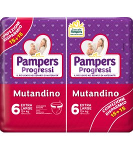 PAMPERS PROGRESSI MUT XL 30PZ