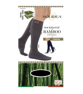 SOCKS FY BAMBOO OPERA NERO L
