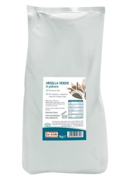 ARGILLA VERDE POLV 3KG FDL