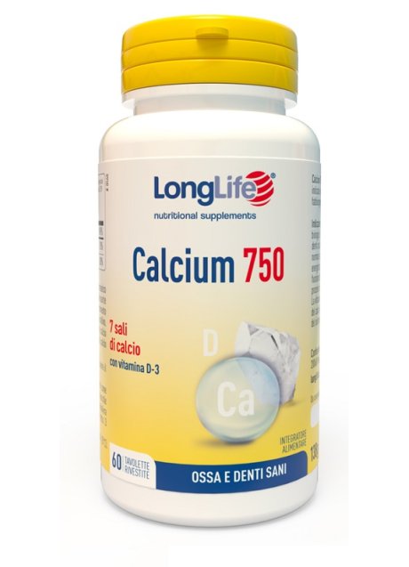 LONGLIFE CALCIUM 750MG 60TAV