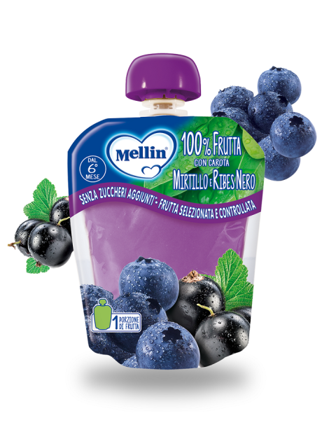 MELLIN POUCH MIRTILLO RIBES 90G