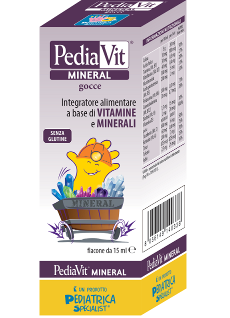 PEDIAVIT MINERAL GOCCE 15ML