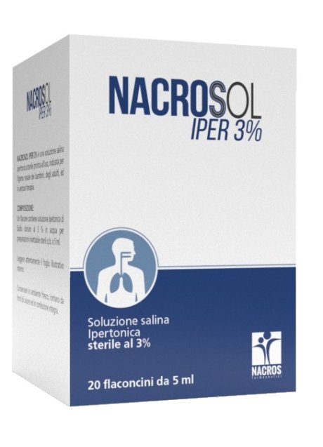 NACROSOL IPER 3% 20F FISIOL5ML