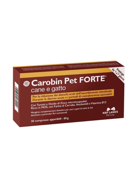 CAROBIN PET FORTE 30CPR