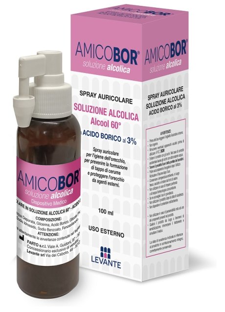 AMICOBOR SOL ALCOLICA 100ML