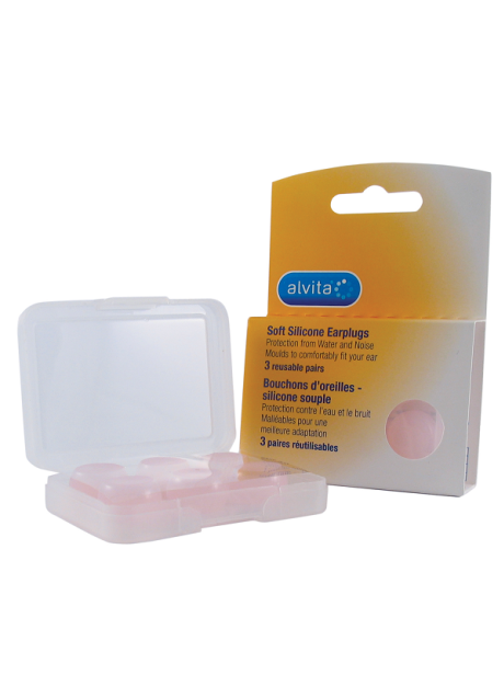 ALVITA TAPPI AURICOLARI SILICONE 3 PAIA