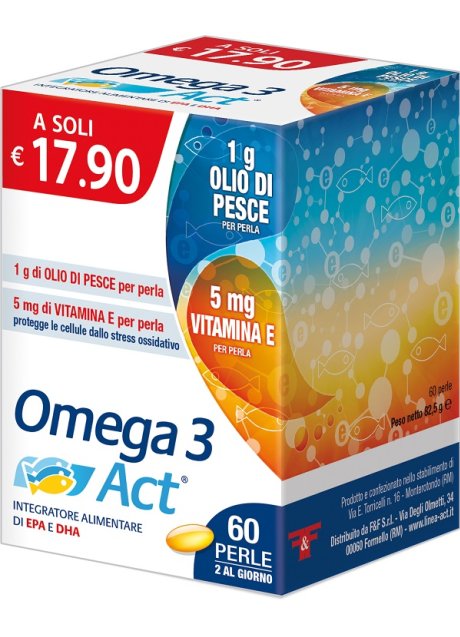 OMEGA 3 ACT 60PERLE 1G
