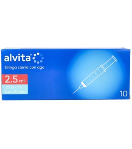 ALVITA SIRINGHE 2,5ML G23 10PZ