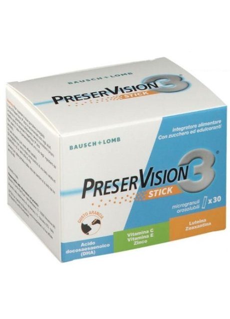 PRESERVISION 3 30 STICK OROSOLUBILI DA 2 G