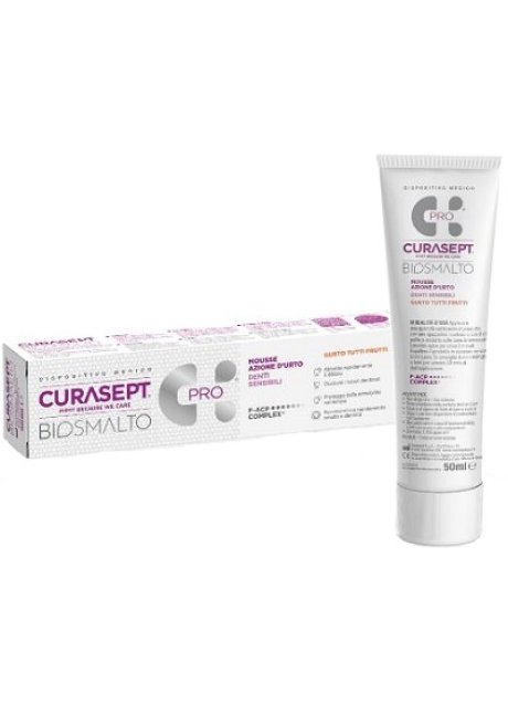 CURASEPT BIOSMALTO MOUSSE DENTI SENSIBILI 50 ML