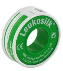 CEROTTO IN ROCCHETTO LEUKOSILK IPOALLERGENICO BIANCO 1,25X500 CM