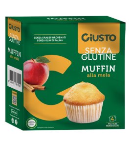 GIUSTO S/G MUFFIN MELA 4PZ 50G