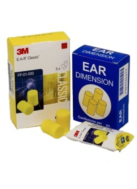 EAR TAPPO AURICOLARE IN SPUGNA 10 PEZZI
