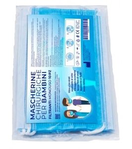 MASCHERINA CHIRURGICA BIMBO 10 PEZZI