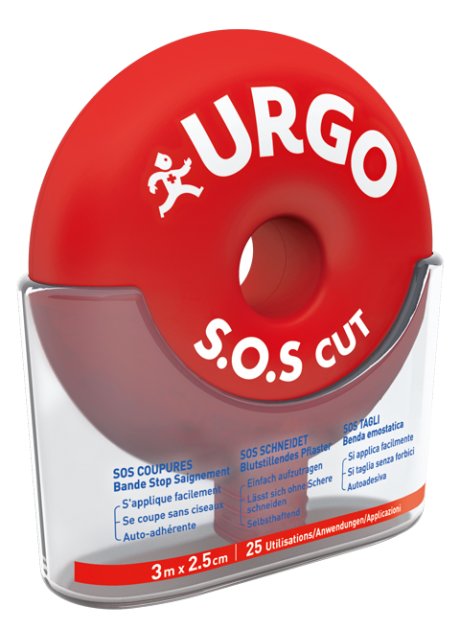 BENDA URGO SOS CUT 3X2,5CM