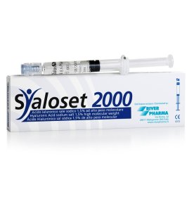 SIRINGA INTRA-ARTICOLARE SYALOSET 2000 ACIDO IALURONICO 1,5%2 ML 1 PEZZO