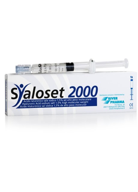 SIRINGA INTRA-ARTICOLARE SYALOSET 2000 ACIDO IALURONICO 1,5%2 ML 1 PEZZO