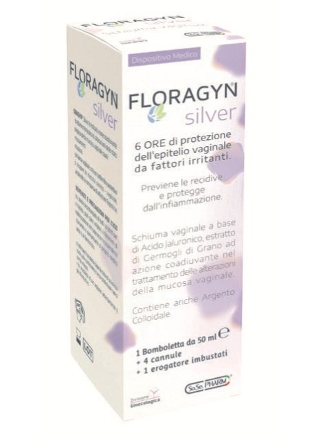 FLORAGYN SILVER SCHIUMA VAGINALE CON ARGENTO COLLOIDALE 50 ML