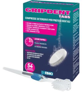 GRIPDENT TABS 54CPS + SPAZZOLINO PULITORE