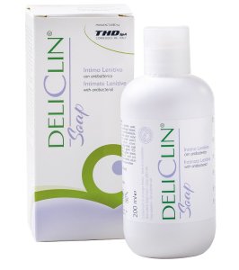 DELICLIN SOAP DETERGENTE INTIMO LENITIVO CON ANTIBATTERICO 200 ML