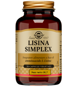 LISINA SIMPLEX 50CPS VEG SOLGAR