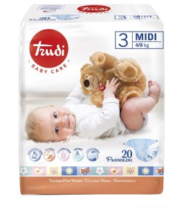 TRUDI PANNOLINI MIDI 4/9KG 721