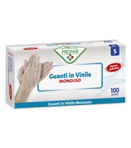 PROFAR GUANTI VINILE S 100PZ