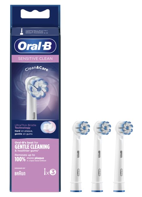 ORALB REFILL EB-60-3 SENSITIVE CLEAN