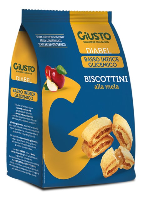 GIUSTO DIABEL BISCOTTINI MELA