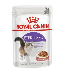 FELINE HEALTH NUTRITION WET STERILISED IN GRAVY 1 BUSTINA 85G