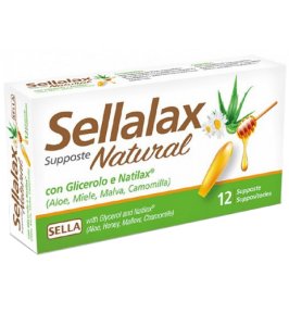 SELLALAX NATURAL MD 12SUPP