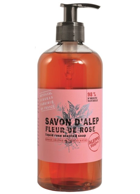 SAPONE ALEPPO LIQ ROSA 500ML