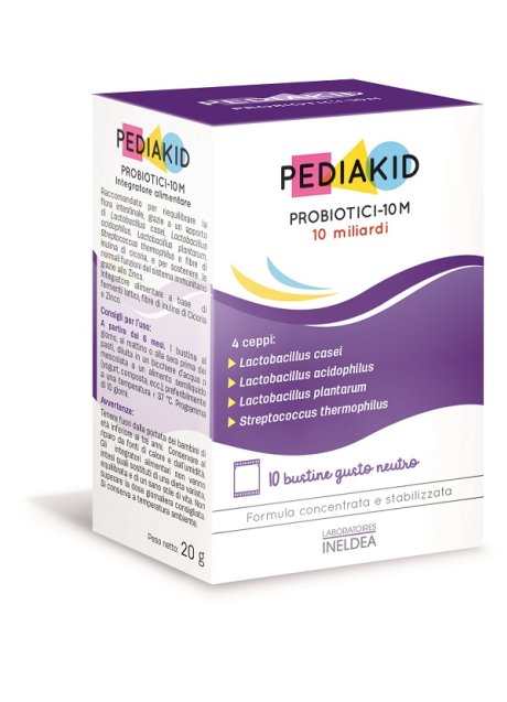 PEDIAKID PROBIOTICI 10M 10BUST