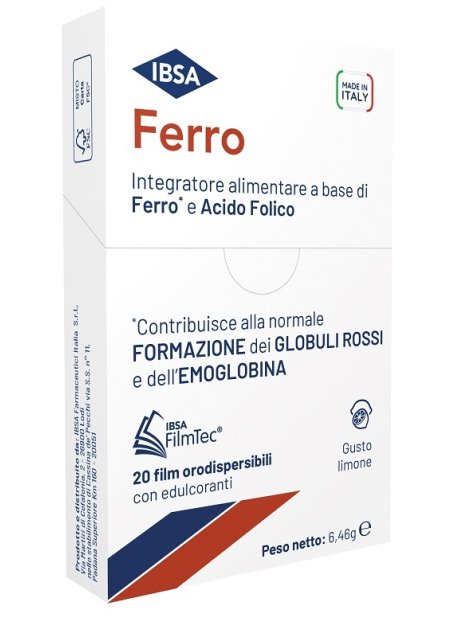 FERRO IBSA 20FILM ORODISPERSIB