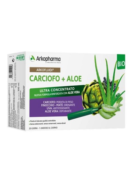 ARKOFLUIDI CARCIOFO+ALOE V 20F