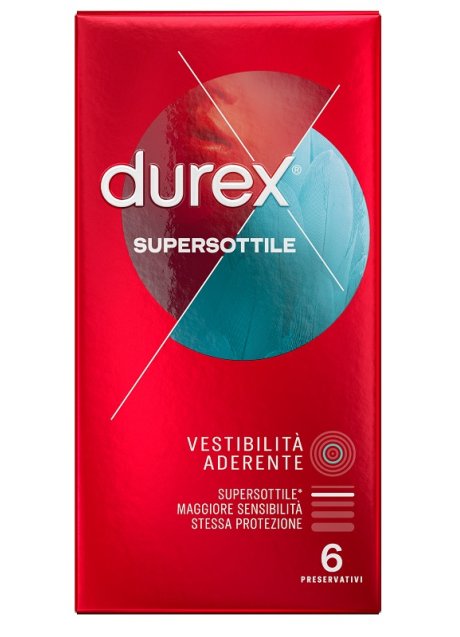 DUREX SUPERSOTTILE CLOSE FIT6P
