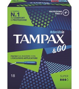 TAMPAX &GO SUPER 18PZ