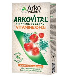 ARKOVITAL VITAMINE C+D3 20CPR