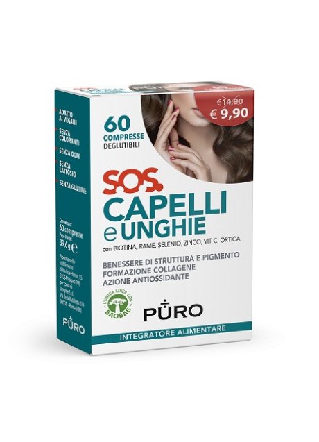 PURO SOS CAPELLI&UNGHIE 60CPR