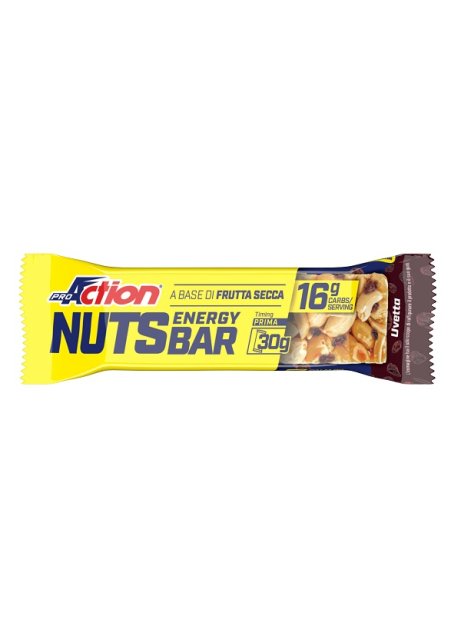 PROACTION NUTS BAR UVETTA 30GR