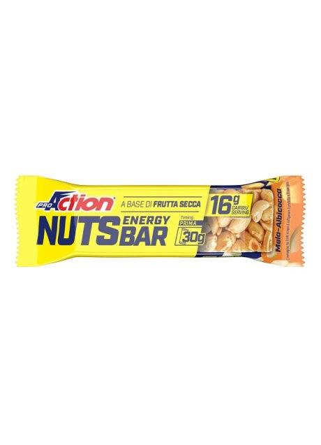 PROACTION NUTS BAR MELA/ALB 30G